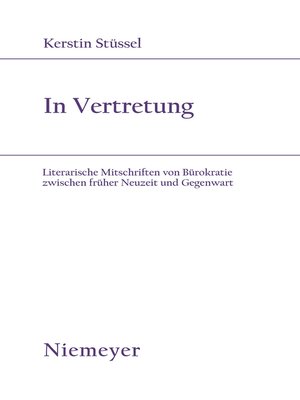 cover image of In Vertretung